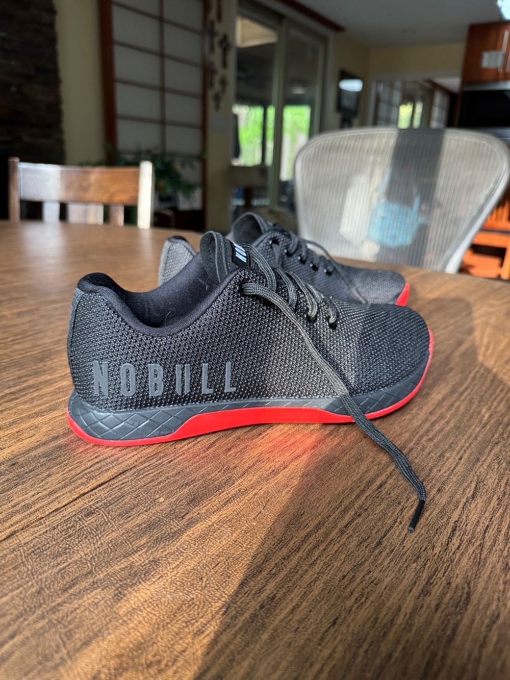 NOBULL Outwork Training Shoes in Black Cherry - Picture 4 of 10